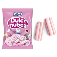 Nubes trenzadas rosas y blancas dulcinubes - Vidal - 125 unidades