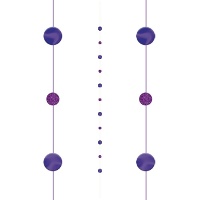Tira decorativa para globo de círculos - 1,82 m