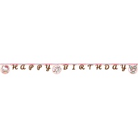 Guirnalda de Hello Kitty y Kuromi de happy birthday