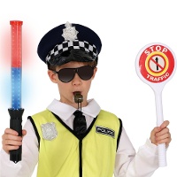 Conjunto de policía de tráfico infantil - 5 piezas