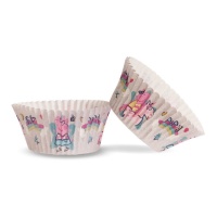 Cápsulas para cupcakes de Peppa Pig - 25 unidades