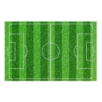 Papel de azúcar de campo de Fútbol de 20 x 30 cm