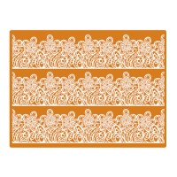 Tapete para encaje de azúcar de flores - Dekora - 30 x 40 cm