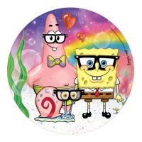 Oblea comestible de Bob Esponja y amigos de 20 cm