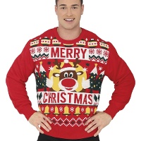 Jersey de Navidad de Merry Christmas para hombre