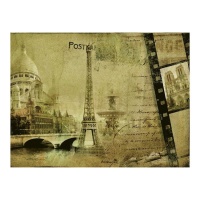 Papel de arroz de París de 29,7 x 42,5 cm - Artis decor - 1 unidad
