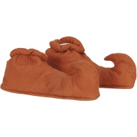 Zapatos de elfo marrones para adulto