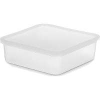 Tupper de 16 x 16 cm transparente