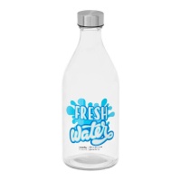 Botella de 1 L Fresh water con tapón de acero