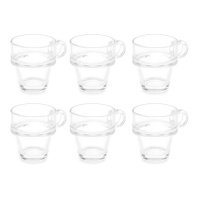 Taza de 90 ml de café apilable - 6 unidades