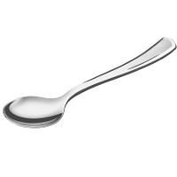 Cucharas de 10 cm de plástico plateado - 50 unidades