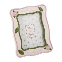 Marco para foto de 10 x 15 cm Coquette con flores