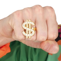 Anillo de símbolo de dólar