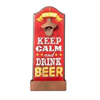 Abridor de botellas de pared Keep Calm - 1 unidad