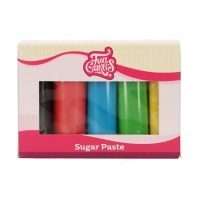 Set de fondant de 5 colores de 500 gr - FunCakes