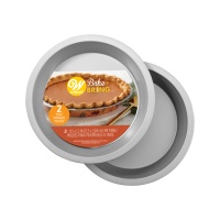 Molde redondo de 21,5 x 21,5 x 3,5 cm - Wilton - 2 unidades