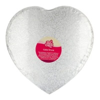 Base para tarta de 29 x 28 x 1,2 cm corazón