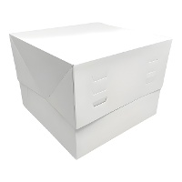 Caja de 20 x 20 x 20 cm para tarta regulable de 4 alturas - 10 unidades