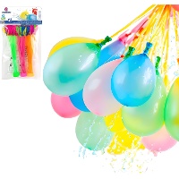 Ramo de globos de agua de colores de llenado automático - 111 unidades