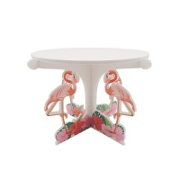 Soporte para tartas de flamenco de 20 x 15 cm
