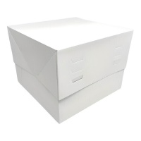 Caja de 25 x 25 x 20 cm para tarta regulable de 4 alturas