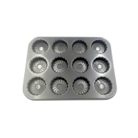 Molde para margaritas mini de acero de 27 x 36 cm - 12 cavidades