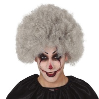 Peluca afro rizada siniestra