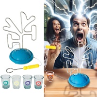 Juego de pulso eléctrico con chupitos