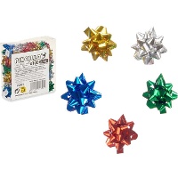 Cinta de lazo con brillo para regalo de 2,3 cm - 100 unidades