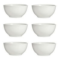 Bol de 15,5 cm de porcelana redondo - 6 unidades