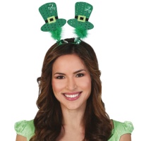 Diadema con chisteras de San Patricio