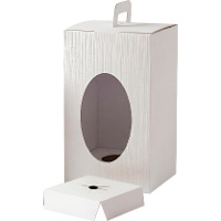 Caja para huevo de Pascua de 25 x 15 x 15 cm - Decora - 2 unidades