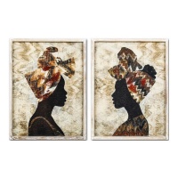 Cuadro africana de 45 x 60 cm - DCasa - 1 unidad