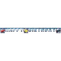 Guirnalda Happy Birthday de Cars azul