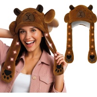 Gorro de capibara con luz y movimiento