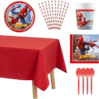 Pack para fiesta de Spiderman - 8 personas