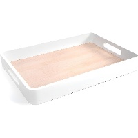 Bandeja de 34 x 24 cm efecto bambú