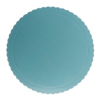Base para tarta de 20 x 20 x 0,3 cm contorno ondulado - 1 unidad