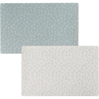 Mantel individual de 43 x 28 cm hojas estilo nórdico