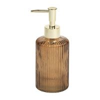 Dispensador de jabón ámbar estilo vintage Bois & Terre de 17 cm
