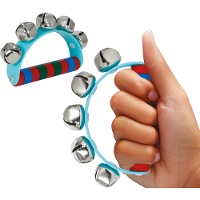Sonajero con cascabeles de mano