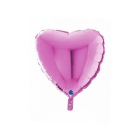 Globo de corazón metalizado de 46 cm - Grabo