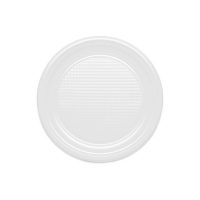 Platos de 22 cm de plástico - 25 unidades