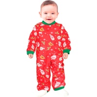 Pijama de Navidad rojo para bebé