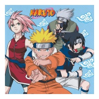 Servilletas de Naruto de 16,5 cm - 20 unidades
