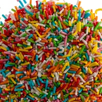 Sprinkles de fideos de colores de 1,2 kg - Dekora