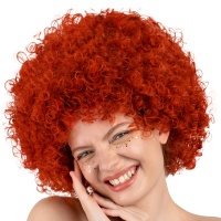 Peluca afro de colores - 1 unidad