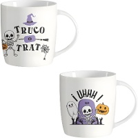 Taza de Halloween truco o trato - 1 unidad
