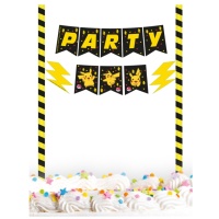 Topper para tarta de Pokemon de 25 x 19 cm