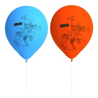 Globos de látex de Naruto - 8 unidades